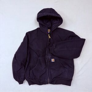 Carhartt Black Full-Zip hooded jacket and pants